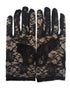 Black Hand Lace Gloves Dance Costume Accessory for Girls